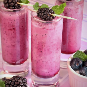 seamoss blackcurrant smoothie